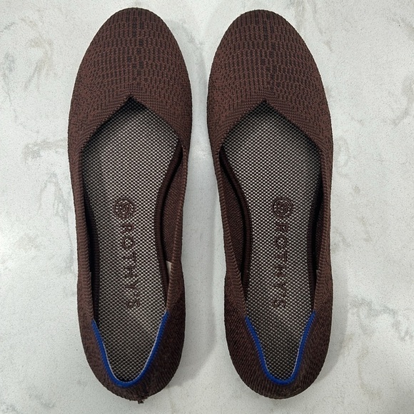 Rothy's Round Toe Flat in Truffle Python Size 10 - Picture 3 of 16
